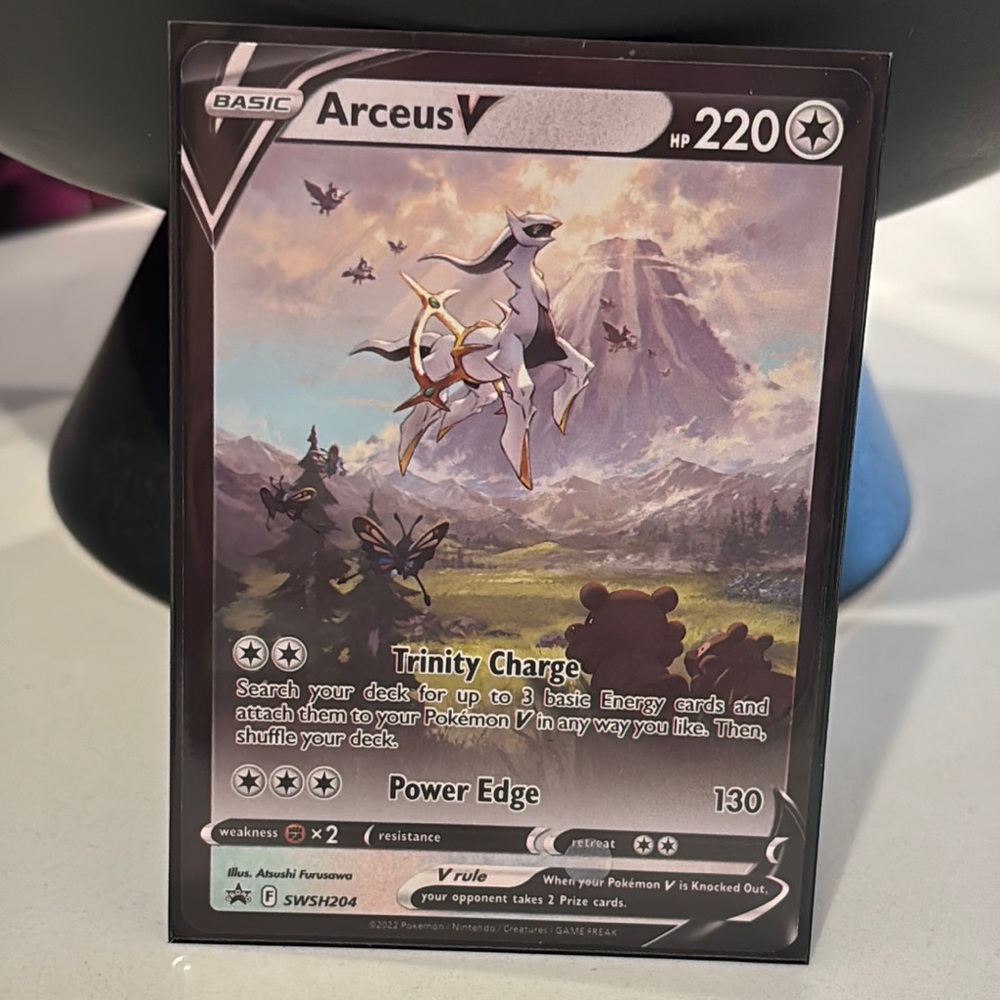 Arceus V SWSH204 Sword & Shield Black Star Promo Pokémon TCG Holofoil